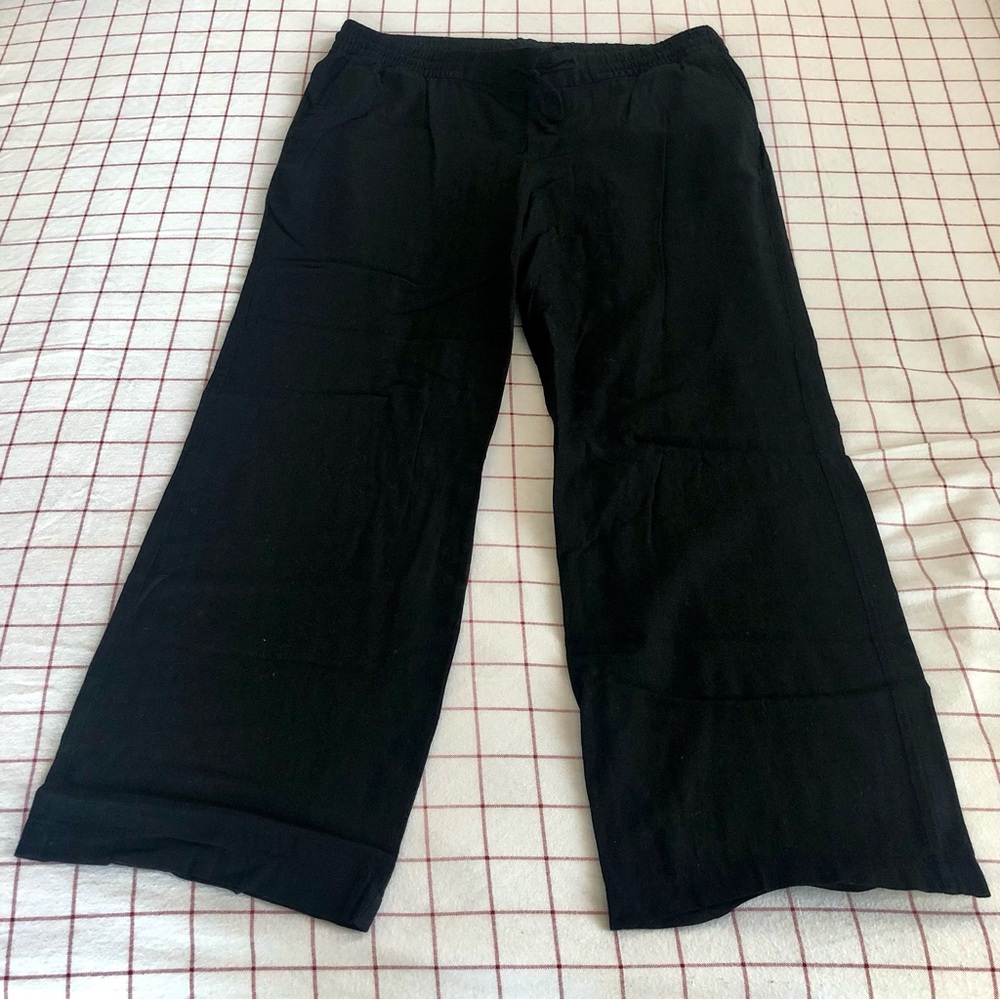 Black Linen Old Navy Pants